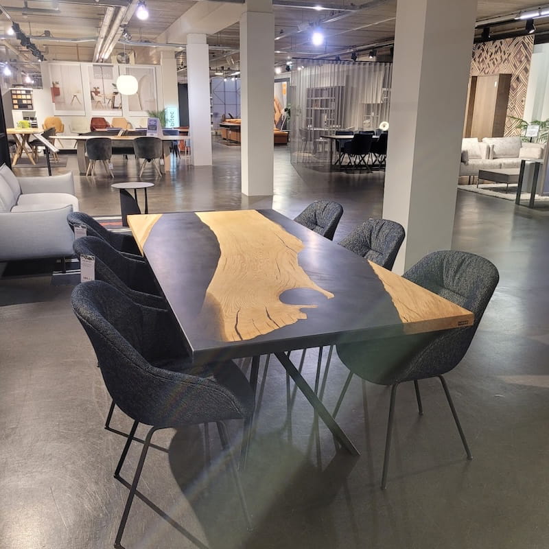 Eik met uilennest in epoxy