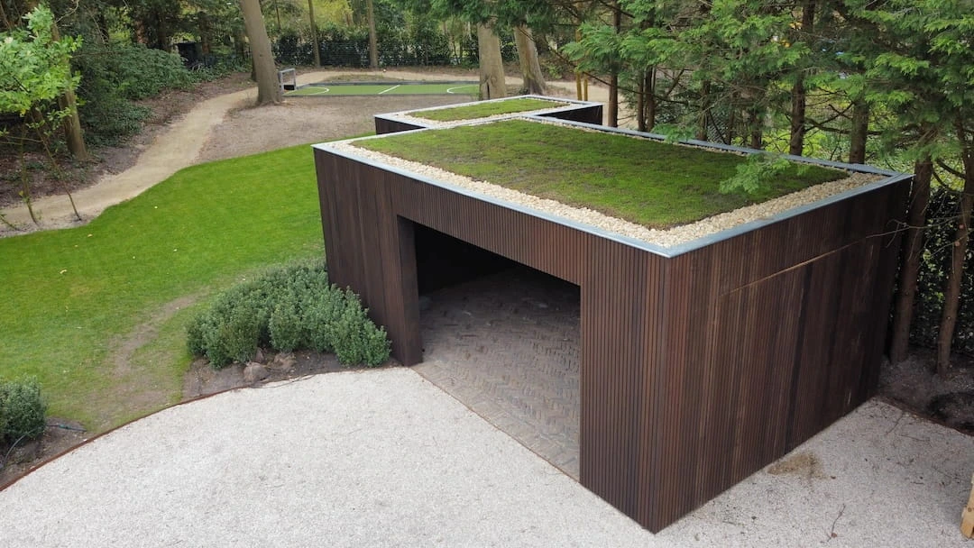 Sedum op je overkapping